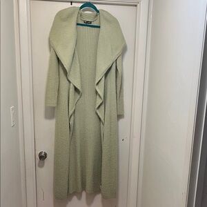 Missguided Light Green Draped Cardigan